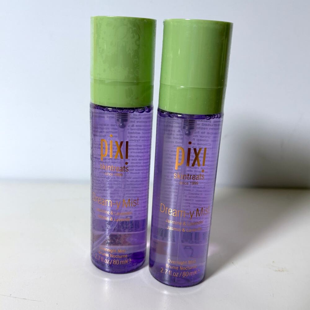 Set of 2 Pixi Dream-y Mist Overnight Facial Spray Antioxidant 80ml NEW